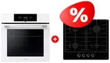 Жиынтық Haier газ пісіру беті HHX-G64CNB + Встраиваемый духовой шкаф Haier HOQ-F6QSN3WB 