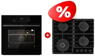 Жиынтық Gorenje газды пісіру беті GTW642SYB + Gorenje кіріктірілген тұмшапеш BO6737E02NBG 