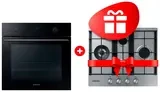 Комплект Газовая варочная поверхность Samsung NA64H3030BS + Встраиваемый духовой шкаф Samsung NV68A1145RK/WT 