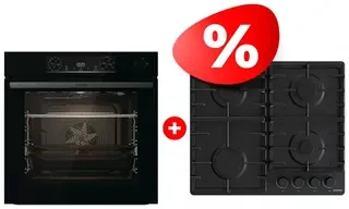 Комплект Встраиваемая варочная панель Gorenje G641BHF + Встраиваемый духовой шкаф Gorenje BSA6737E15BG 
