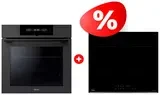 Комплект Индукционная варочная панель Haier HHY-Y64PVB + Встраиваемый духовой шкаф Haier HOQ-F6QAN3DG 
