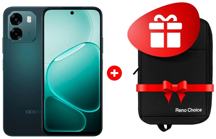 Жиынтық Рюкзак Oppo Reno Choice Black + Смартфон OPPO A6 8/256GB Sapphire Blue 