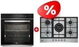 Комплект Встраиваемый духовой шкаф Beko BBIM13400XCS + Газовая варочная поверхность Beko HIAW 75225 SX 