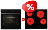 Жиынтық Gorenjie электр пеші BO6737E06B + Gorenje шыны керамикалық плита ECT64BSCE 