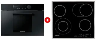 Жиынтық Samsung тұмшапеші NQ50T9539BD/WT Infinite Line + Samsung электр пісіру беті NZ64T3516CK/WT 