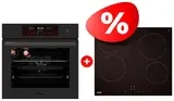 Комплект Встраиваемый духовой шкаф Haier HOX-FP5RAGG + Стеклокерамическая варочная поверхность Haier HHY-C64NVTB 