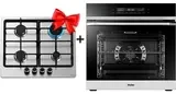 Жиынтық  Haier тұмша шкафы HOQ-P16AN5SX + Haier газ пісіру беті HHX-M64CNX 