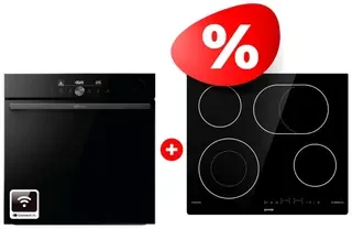 Жиынтық Встраиваемый духовой шкаф Gorenje BPSA6747DGWI + Gorenje электр пісіру беті ECT643SYB 