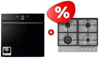 Комплект Встраиваемый духовой шкаф Gorenje BPSA6747DGWI + Газовая варочная панель Gorenje GW641XHF 