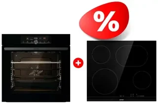 Комплект Встраиваемый духовой шкаф Gorenje BPS6747A06BG + Электрическая варочная поверхность Gorenje ECS643BCSC 