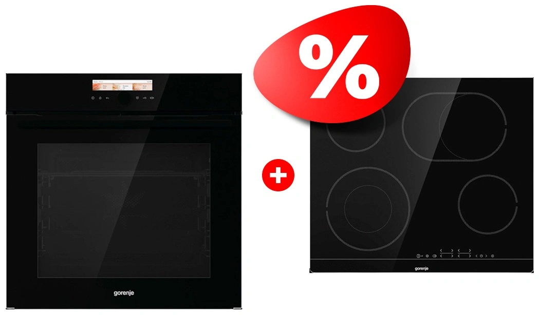 Комплект Встраиваемый духовой шкаф Gorenje BOP798S37BG + Стеклокерамическая варочная панель Gorenje CT43SC 