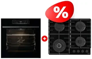Жиынтық Встраиваемый духовой шкаф Gorenje BPS6737E14BG + Gorenje газды пісіру беті GTW642SYB 