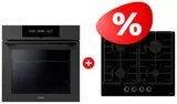 Комплект Встраиваемый духовой шкаф Haier HOQ-F6QAN3DG + Газовая варочная поверхность Haier HHX-G64CNB