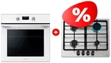 Жиынтық Встраиваемый духовой шкаф Haier HOQ-K5AAN3GW + Haier газ пісіру беті HHX-M64CNX 
