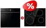 Жиынтық Gorenje кіріктірілетін электр пеші GO66E PIZZA350C + Gorenje электр пісіру беті ECT643SYB 