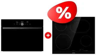 Комплект Встраиваемый духовой шкаф Gorenje BCM4547DG + Электрическая варочная поверхность Gorenje ECS643BCSC 