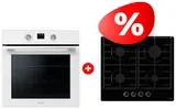 Жиынтық Встраиваемый духовой шкаф Haier HOQ-K4AAN3WB + Haier газ пісіру беті HHX-G64CNB 