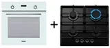 Жиынтық Haier кіріктірілетін пеші HOX-P06HGW + Haier газ пісіру беті HHX-G64CNB 