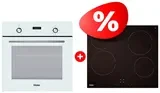 Комплект Встраиваемый духовой шкаф Haier HOX-P06HGW + Стеклокерамическая варочная поверхность Haier HHY-C64NVTB 