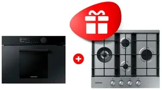 Жиынтық Духовой шкаф Samsung NQ50T9539BD/WT Infinite Line + Газовая варочная поверхность Samsung NA64H3030BS 