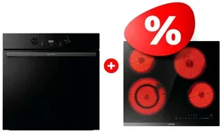 Комплект Встраиваемый духовой шкаф Gorenje BOS6737E05DBG + Стеклокерамическая варочная поверхность Gorenje ECS642BCSCE 