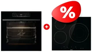 Комплект Встраиваемый духовой шкаф Gorenje BPS6737E14BG + Стеклокерамическая варочная панель Gorenje ECT632BSCE 
