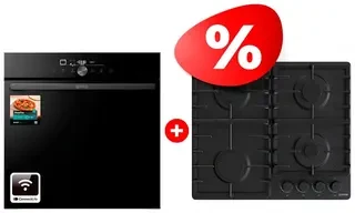 Жиынтық Встраиваемый духовой шкаф Gorenje GO66E PIZZA350C + Встраиваемая варочная панель Gorenje G641BHF 