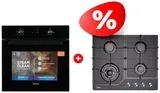 Комплект Встраиваемая духовка Midea MO67000GB + Газовая варочная поверхность Midea MG684TGB 