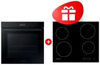Комплект Встраиваемый духовой шкаф Samsung NV7B4245VAK/WT + Электрическая варочная поверхность Samsung NZ64T3506AK/WT 