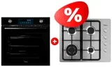 Комплект Встраиваемый духовой шкаф Midea MO78110 GB + Газовая варочная поверхность Midea MG613TX 