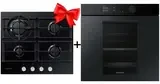 Жиынтық Встраиваемый духовой шкаф Samsung NV75T9979CD/WT Infinite Line + Газовая варочная поверхность Samsung NA64H3010AK 