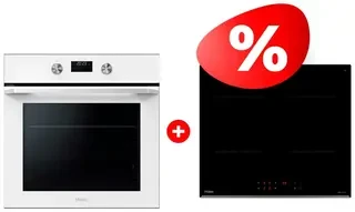 Комплект Встраиваемый духовой шкаф Haier HOQ-K5AAN3GW + Индукционная варочная панель Haier HHY-Y64PVB 