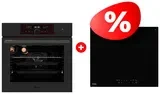 Комплект Встраиваемый духовой шкаф Haier HOX-FP5RAGG + Стеклокерамическая варочная панель Haier HHK-C63NDB 