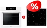 Жиынтық Встраиваемый духовой шкаф Haier HOQ-F6QSN3WB + Стеклокерамическая варочная поверхность Haier HHY-C64NFB 