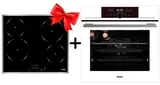 Комплект Встраиваемый духовой шкаф Haier HOX-FP5RAWB + Стеклокерамическая варочная поверхность Haier HHY-C64NFB 