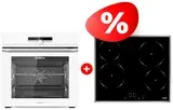Комплект Встраиваемый духовой шкаф Haier HOQ-F6CASGW + Стеклокерамическая варочная поверхность Haier HHY-C64NFB 