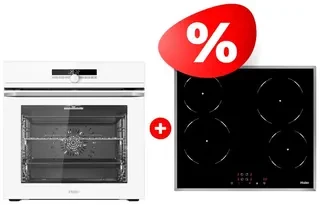 Комплект Встраиваемый духовой шкаф Haier HOQ-F6CASGW + Стеклокерамическая варочная поверхность Haier HHY-C64NFB 