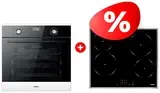 Комплект Встраиваемый духовой шкаф Haier HOX-P11CGBG + Стеклокерамическая варочная поверхность Haier HHY-C64NFB 
