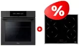Комплект Встраиваемый духовой шкаф Haier HOQ-F6QAN3DG + Стеклокерамическая варочная поверхность Haier HHY-C64NFB 