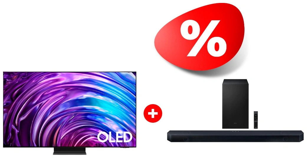Комплект Саундбар Samsung HW-Q700C/RU + OLED телевизор Samsung QE55S95DAUXCE 