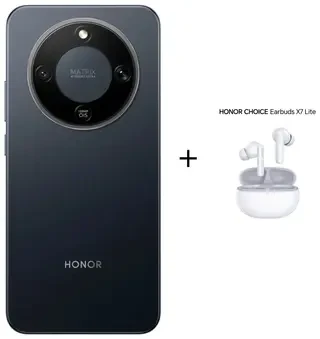 Жиынтық Смартфон Honor X9d 8/256GB Midnight Black + Наушники HONOR TWS СHOICE Earbuds X7 Lite White 