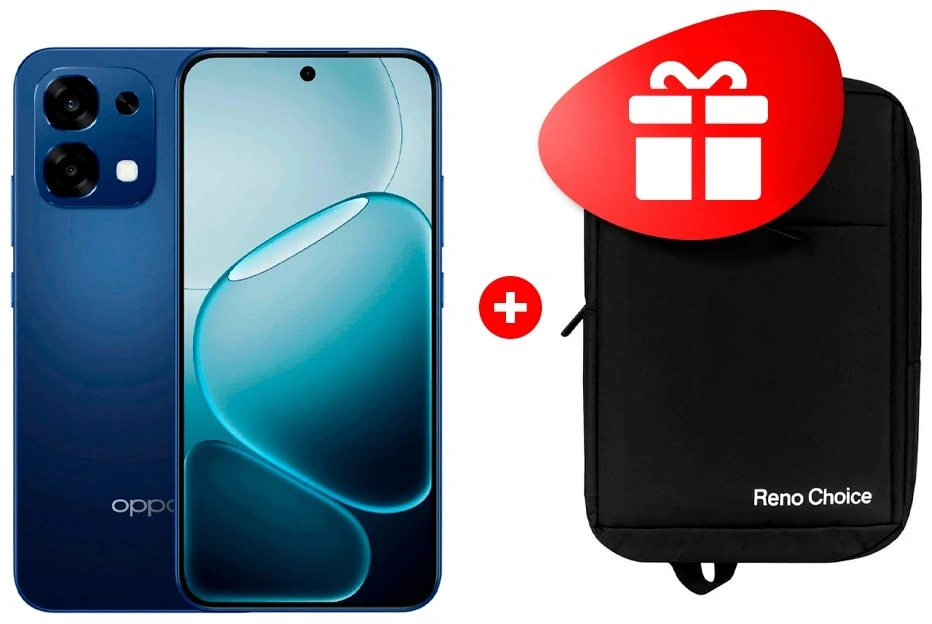 Комплект Смартфон OPPO A6 Pro 8/256GB Stellar Blue + Рюкзак Oppo Reno Choice Black 