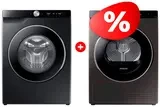 Жиынтық Стиральная машина Samsung WW90DG6U94LBLD + Сушильная машина Samsung DV90T6240LX/LP 