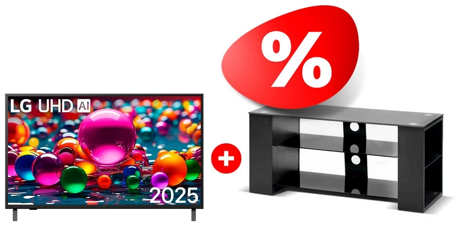 Жиынтық LG LED теледидары 86UA75009LA + Mart сөресі Готика 42″ 