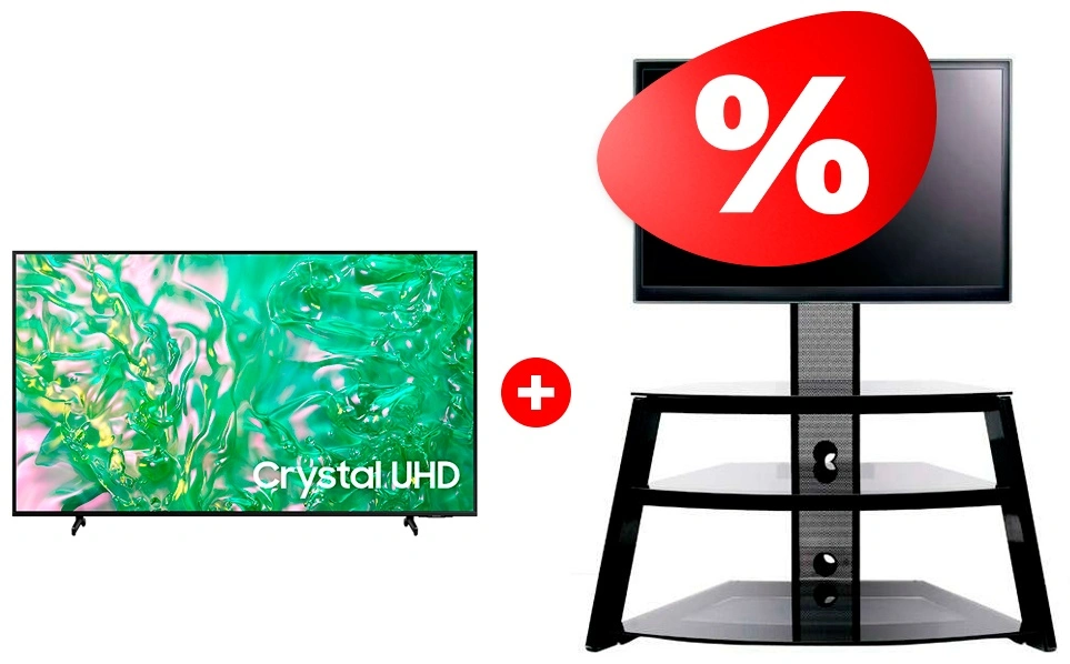 Жиынтық Samsung LED теледидар UE55DU8000UXCE + Mart сөресі Кристалл К 65″ 
