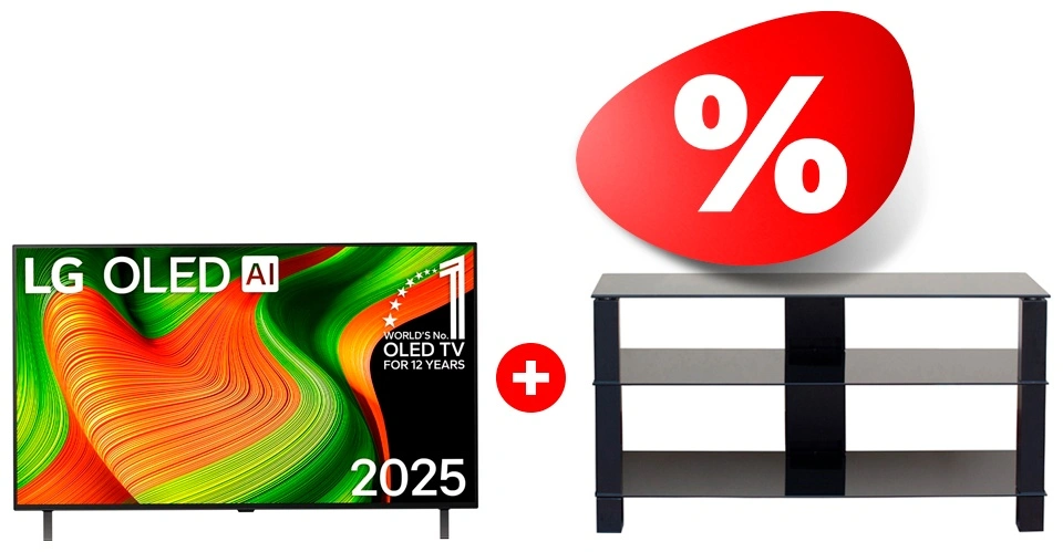 Жиынтық LG OLED теледидары OLED65B5RLA + Mart сөресі Рим 46″ 