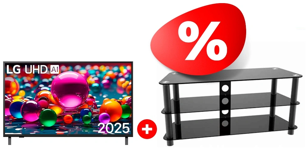 Комплект LED телевизор LG 65UA75009LA + ТВ тумба ARG TP2001M 50″ 