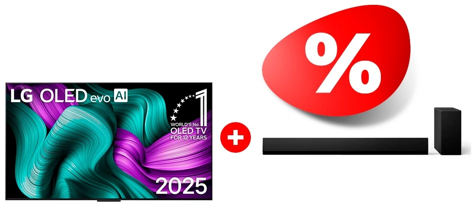 Комплект OLED телевизор LG OLED83M59LA + Саундбар LG SG10TY 