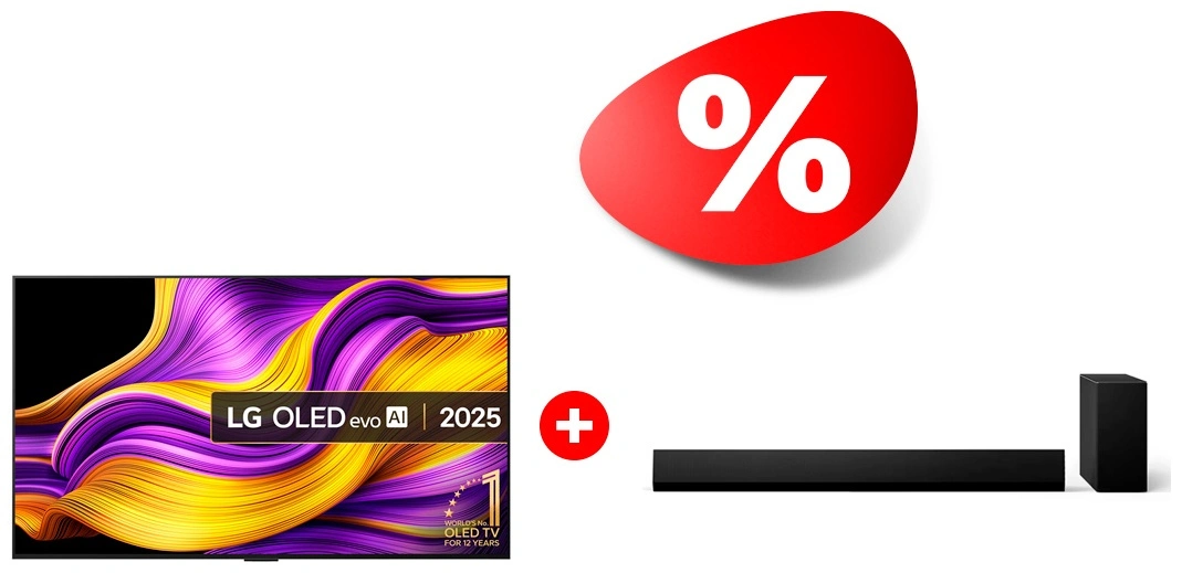 Комплект OLED телевизор LG OLED77G5RLA + Саундбар LG SG10TY 