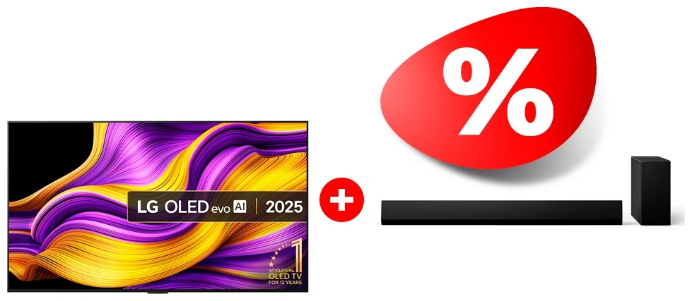 Комплект OLED телевизор LG OLED55G5RLA + Саундбар LG SG10TY 